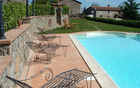 Casa Ivan: Swimming Pool, Property, Backyard, House, Real Estate, Home, Sunlounger, Building, Design, Flagstone
