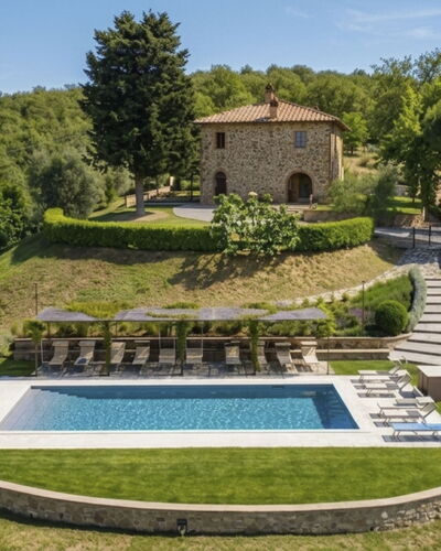 Il Cipresso - L'Olmo - L'Ulivo: Grass, House, Rural Area, Cottage, Roof, Home, Landscape, Plain, Land Lot