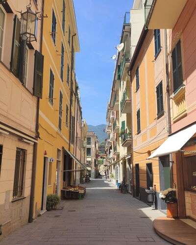 La Casa Azzurra: Daytime, Wall, Building, Window, Road Surface, Town, Street, Urban Area, Road, City