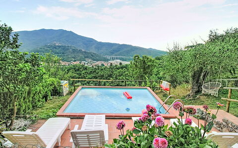 Cà Olivella: Furniture, Kitchen & Dining Room Table, Chair, Floor, Sea, Balcony, Ocean, Resort, Eco Hotel, Dining Room