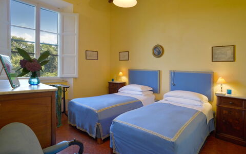Villa Gioli: Furniture, Interior Design, Home, Room, Picture Frame, Bed Frame, Lamp, Lampshade, Hotel, Linens