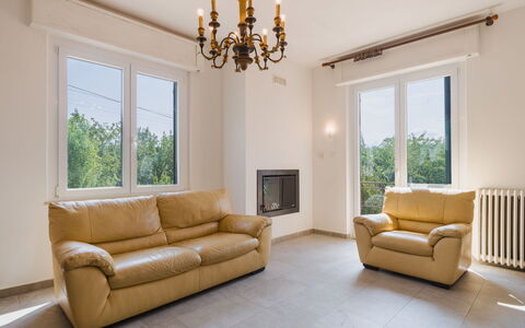 Gli Oleandri di Grazia: Furniture, Interior Design, Flooring, Wall, Floor, Couch, Wood, Ceiling, Room, Living Room