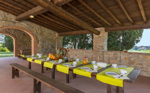 Podere Calcheto 14: Furniture, Estate, Hacienda, Farmhouse, Garden, Villa, Outdoor Furniture, Yard, Eco Hotel, Landscaping