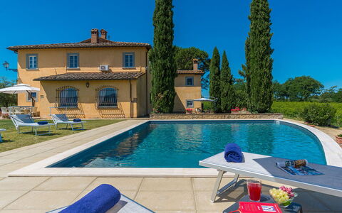 Villa Pucci 12: Blue, Home, Estate, Swimming Pool, Garden, Outdoor Furniture, Landscaping, Villa, Lawn, Hacienda