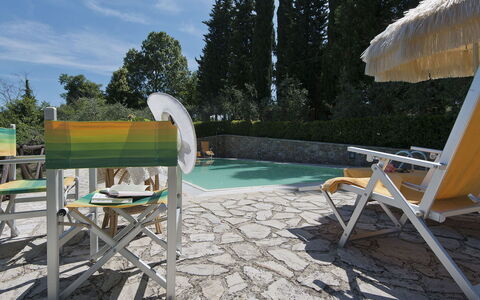 Frantusa 6+2: Swimming Pool, Outdoor Furniture, Furniture, Chair, Resort, Eco Hotel, Shade, Sunlounger, Backyard, Landscaping