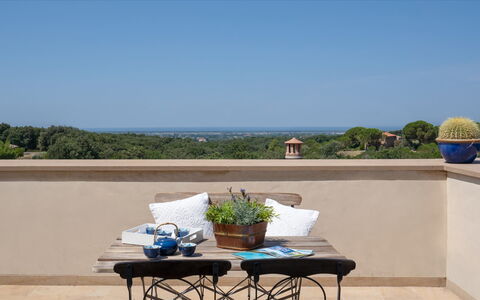 Casa del Vento 10: Furniture, Outdoor Furniture, Chair, Shade, Outdoor Table, Balcony, Eco Hotel, Flowerpot, Resort, Wood Stain