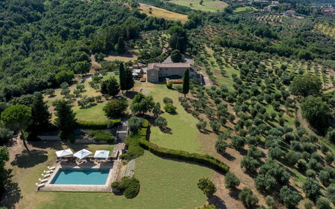 Villa Panorama 14: Landscape, Estate, Plantation, Landscaping, Garden, Farmhouse, Mansion, Villa, Bird'S-Eye View