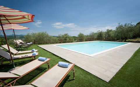 Villa la Poiana 10: Swimming Pool, Furniture, Outdoor Furniture, Resort, Eco Hotel, Leisure, Garden, Chair, Sunlounger, Landscaping