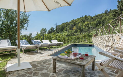 Villa delle Upupe 8: Outdoor Furniture, Resort, Swimming Pool, Eco Hotel, Flagstone, Sunlounger, Garden, Chair, Landscaping, Umbrella