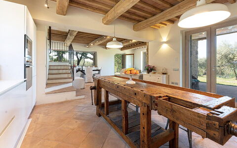 Amandula 6: Furniture, Wood, Flooring, Interior Design, Ceiling, Floor, Home, Kitchen, Table, Countertop