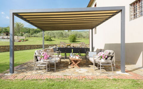 Ca Maggiore 10+2: Outdoor Furniture, Outdoor Structure, Patio, Outdoor Table, Garden, Pergola, Shade, Yard, Design, Gazebo