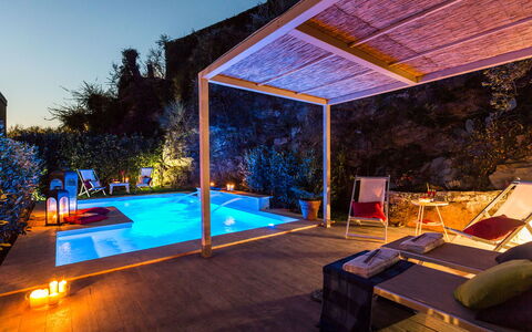 Il Ciliegio sul Lago 6: Swimming Pool, Resort, Furniture, Lighting, Eco Hotel, Outdoor Furniture, Flowerpot, Leisure, Chair, Night