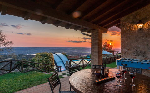 Il Casale del Nonno 8+2: Furniture, Outdoor Furniture, Chair, Eco Hotel, Landscaping, Patio, Backyard, Balcony, Outdoor Table, Villa