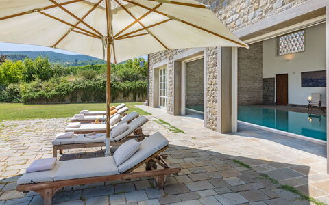 Tenuta Bellafonte 14: Architecture, Home, Swimming Pool, Flagstone, Estate, Resort, Mansion, Villa, Courtyard, Design