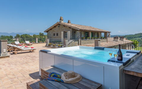 Tenuta Bellafonte 14: Swimming Pool, Furniture, Resort, Composite Material, Outdoor Furniture, Deck, Mountain Range, Chair, Leisure