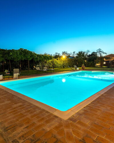 Nonno Fernando 14: Blue, Swimming Pool, Resort, Eco Hotel, Hacienda, Estate, Garden, Landscaping, Night, Villa