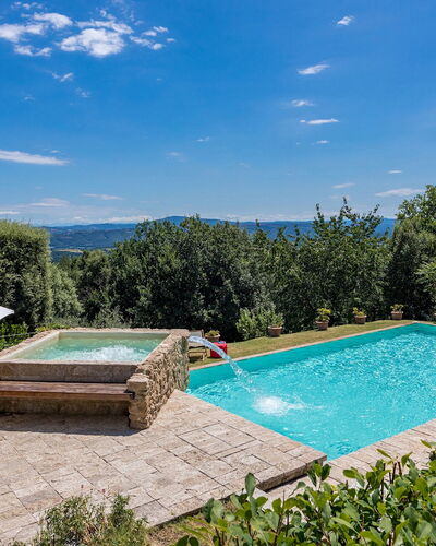 Villa Il Cedro 10+1: Blue, Swimming Pool, Garden, Water Feature, Resort, Landscaping, Backyard, Eco Hotel, Flagstone, Shade