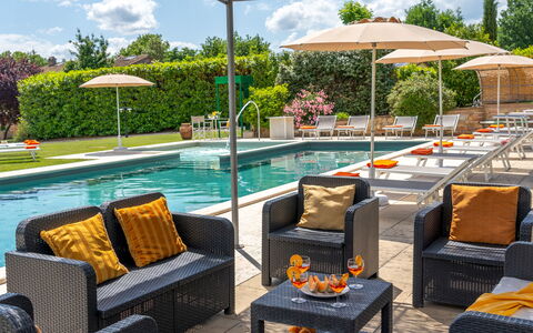 La Colonica 18: Swimming Pool, Outdoor Furniture, Furniture, Umbrella, Resort, Sunlounger, Chair, Outdoor Table, Garden, Eco Hotel