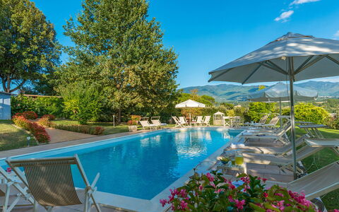 Villa Leonardo 30+6: Mountainous Landforms, Mountain, Swimming Pool, Hill, Mountain Range, Resort, Eco Hotel, Umbrella, Garden, Hill Station