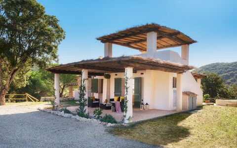 Villa Zaca 6: Wood, Porch, Home, Door, Cottage, Shade, Outdoor Structure, Estate, Natural Material, Farmhouse