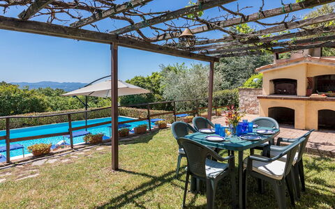 Villa Paola 6: Swimming Pool, Resort, Eco Hotel, Leisure, Outdoor Furniture, Hacienda, Villa, Water Feature, Backyard, Chair