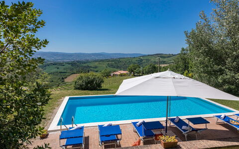 Villa Mila 6: Blue, Swimming Pool, Outdoor Furniture, Sunlounger, Resort, Eco Hotel, Estate, Villa, Landscaping, Thermae