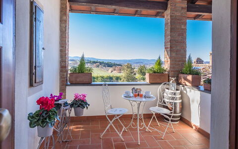 Casale Bella Vita 8+4: Wall, Home, Flowerpot, Houseplant, Brick, Chair, Villa, Balcony