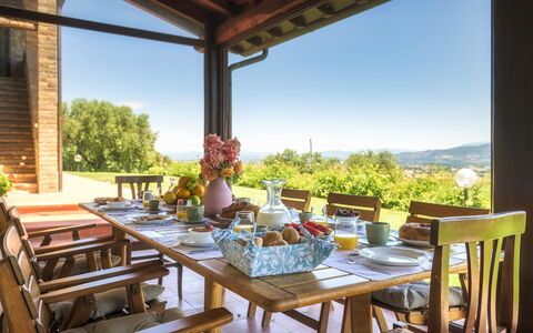 La Panoramica 8: Furniture, Table, Chair, Kitchen & Dining Room Table, Outdoor Furniture, Land Lot, Home, Outdoor Table, Eco Hotel, Garden