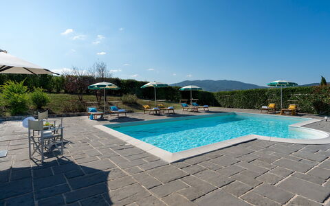 Villa Il Magnifico 10: Swimming Pool, Outdoor Furniture, Resort, Eco Hotel, Chair, Umbrella, Outdoor Table, Sunlounger, Flagstone, Shade