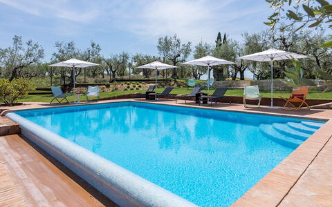Le Residenze dei Potti 12: Swimming Pool, Blue, Resort, Outdoor Furniture, Furniture, Sunlounger, Eco Hotel, Garden, Shade, Landscaping