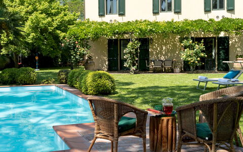 Villa Paesante 8: Swimming Pool, Outdoor Furniture, Shrub, Resort, Garden, Furniture, Shade, Eco Hotel, Estate, Landscaping