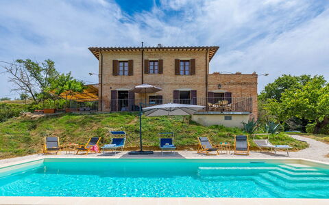 Casa Eusebia 8+2: Residential Area, Swimming Pool, Estate, Villa, Farmhouse, Hacienda, Landscaping, Eco Hotel, Outdoor Furniture, Balcony