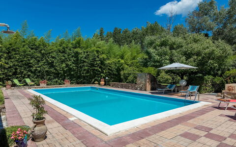 Dimora Alessandra 4: Swimming Pool, Resort, Composite Material, Eco Hotel, Outdoor Furniture, Leisure, Flagstone, Water Feature, Shade, Landscaping