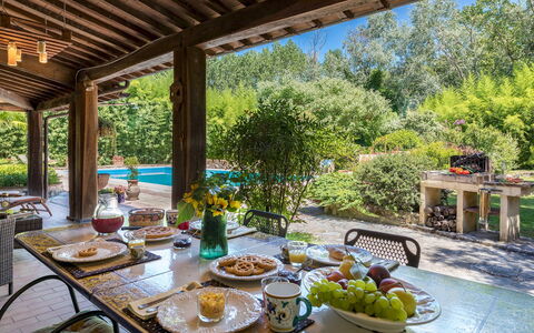 Dimora Alessandra 4: Furniture, Outdoor Furniture, Garden, Table, Home, Resort, Chair, Cottage, Eco Hotel