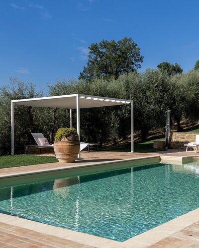 Villa Binetti 7: Swimming Pool, Composite Material, Garden, Water Feature, Landscaping, Shade, Estate, Resort, Backyard, Flagstone