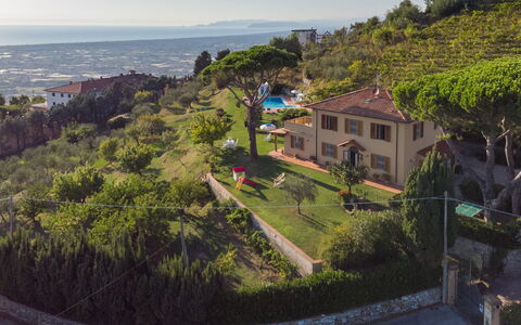 Villa ai Venti 8: Residential Area, House, Landscape, Home, Rural Area, Roof, Human Settlement, Estate, Hill Station, Village