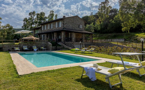 Villa Dada 10: Swimming Pool, Estate, Cottage, Farmhouse, Garden, Outdoor Furniture, Resort, Landscaping, Lawn, Villa