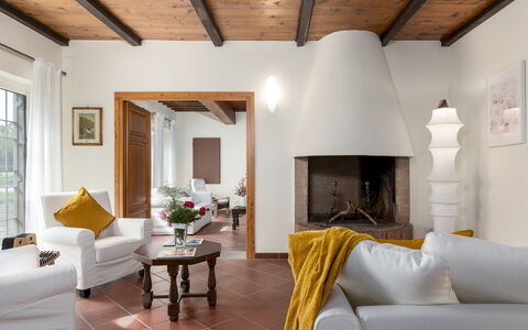 Tenuta Francigena 8: Interior Design, Furniture, Flooring, Wall, Floor, Ceiling, Room, Living Room, Home, Couch