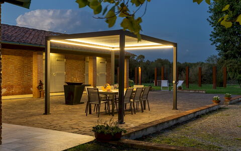 Tenuta Francigena 8: Shade, Outdoor Structure, Patio, Garden, Pergola, Outdoor Furniture, Pavilion, Backyard, Landscaping, Yard