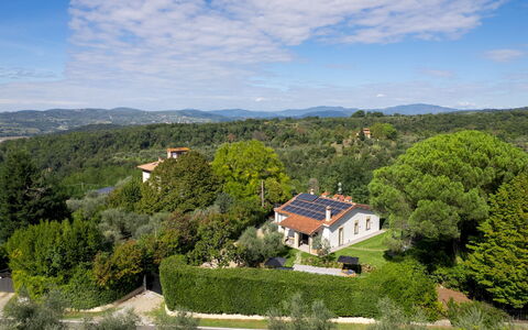 La Villanella 6: Tree, Nature, House, Home, Vegetation, Residential Area, Landscape, Roof, Rural Area, Hill