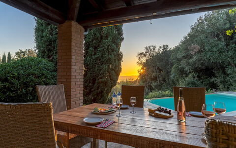 La Nula 4: Furniture, Outdoor Furniture, Chair, Table, Shade, Outdoor Table, Kitchen & Dining Room Table, Garden, Eco Hotel, Backyard
