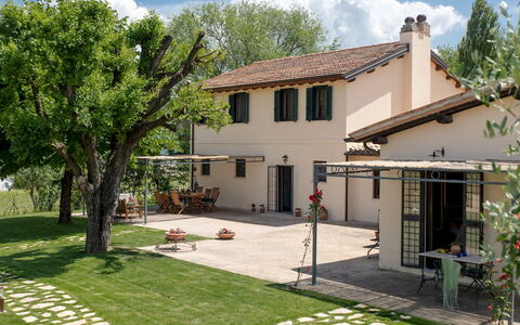 La Collina degli Ulivi 8+2: House, Home, Shade, Lawn, Garden, Estate, Yard, Cottage, Backyard, Outdoor Structure