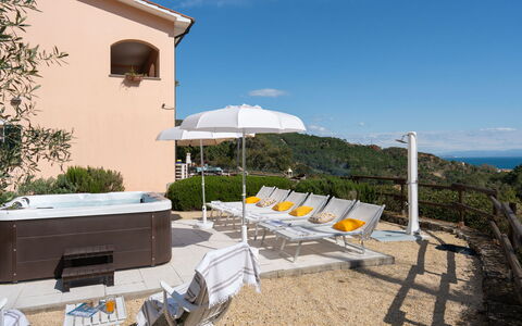Villa Perelle 8: Balcony, Swimming Pool, Resort, Eco Hotel, Estate, Villa, Outdoor Furniture, Umbrella, Resort Town, Hotel