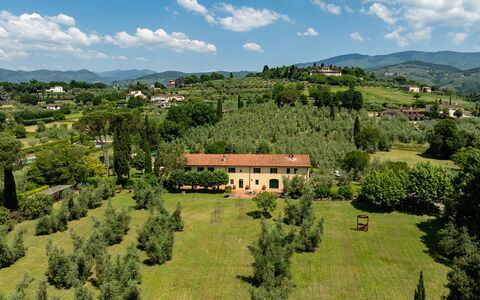 Villa Collegigliato 8: Landscape, Land Lot, Plain, Rural Area, Estate, Hill Station, Meadow, Pasture, Village, Farmhouse