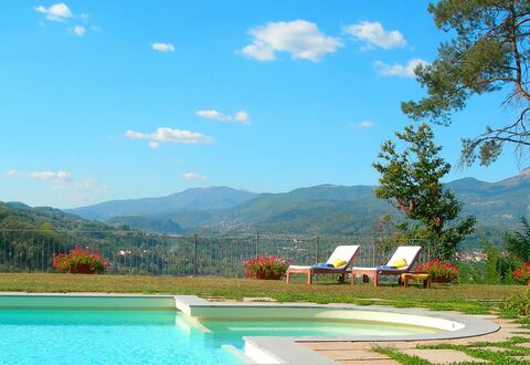 Villa Saida: Natural Landscape, Nature, Property, Swimming Pool, Sky, House, Real Estate, Leisure, Landscape, Mountain
