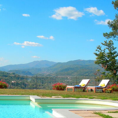 Villa Saida: Natural Landscape, Nature, Property, Swimming Pool, Sky, House, Real Estate, Leisure, Landscape, Mountain