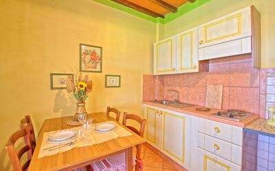 Nespolo 5: Property, Room, Building, Furniture, Interior Design, Yellow, House, Real Estate, Kitchen, Home