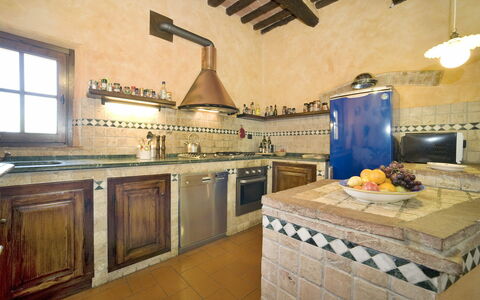 Le Rondini: Countertop, Property, Room, Kitchen, Tile, Building, Floor, Furniture, Kitchen Stove, Interior Design