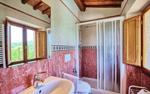 Casa Scopeti: Room, Property, Interior Design, Building, House, Real Estate, Ceiling, Bathroom, Furniture, Home