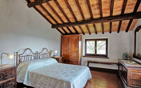 Casale Giulio: Bedroom, Room, Property, Furniture, Bed, Ceiling, Building, Bed Frame, Interior Design, House